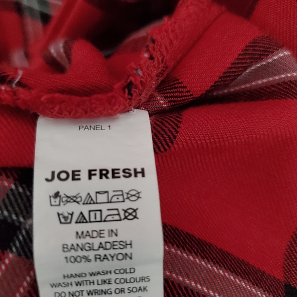 🆕️Red Plaid LS Dress Size Large - Picture 6 of 6